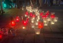 В Карталах зажгли свечи в память о погибших в Беслане